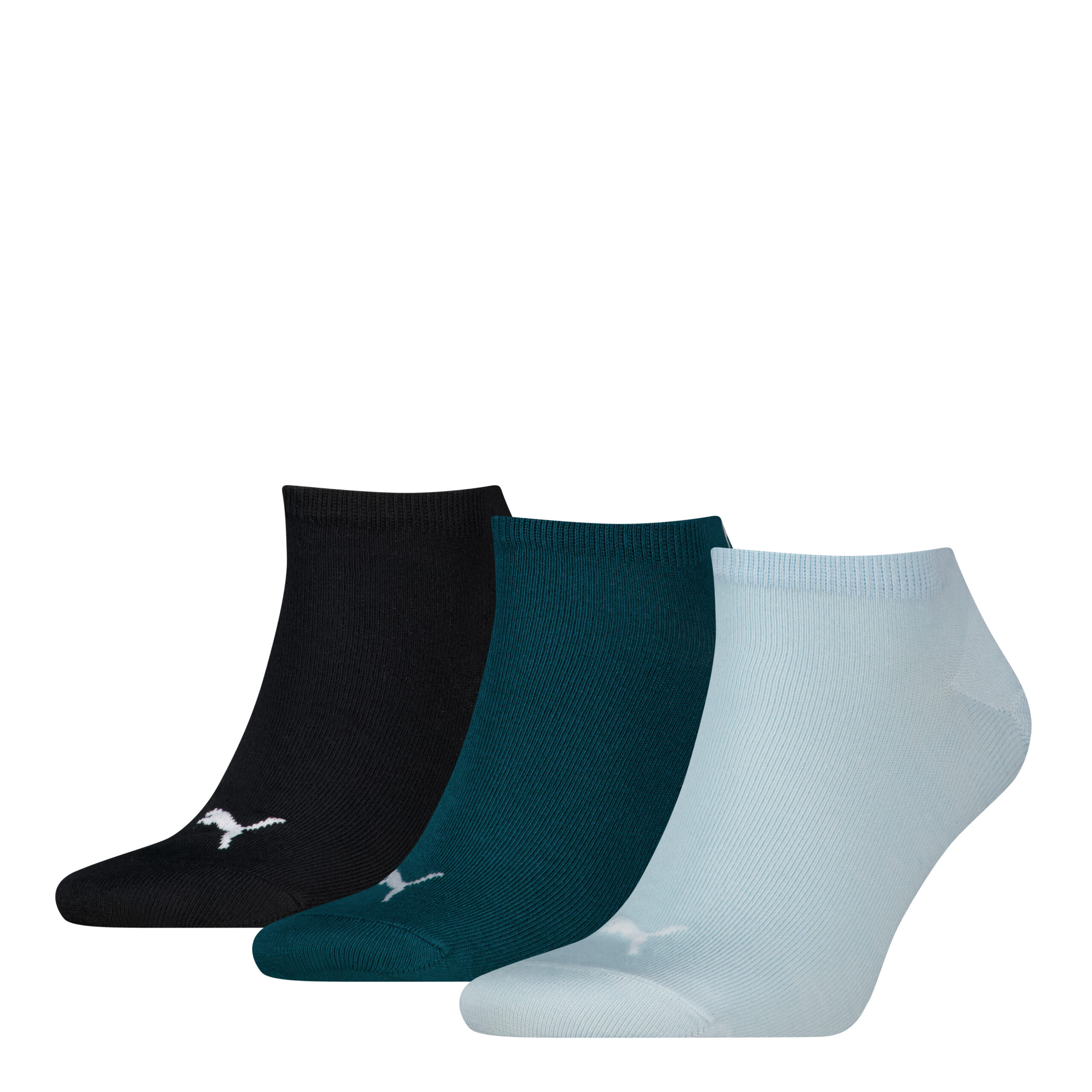 PUMA Sneakersokken Unisex 3-Pack Emerald Ice / Fresh Water