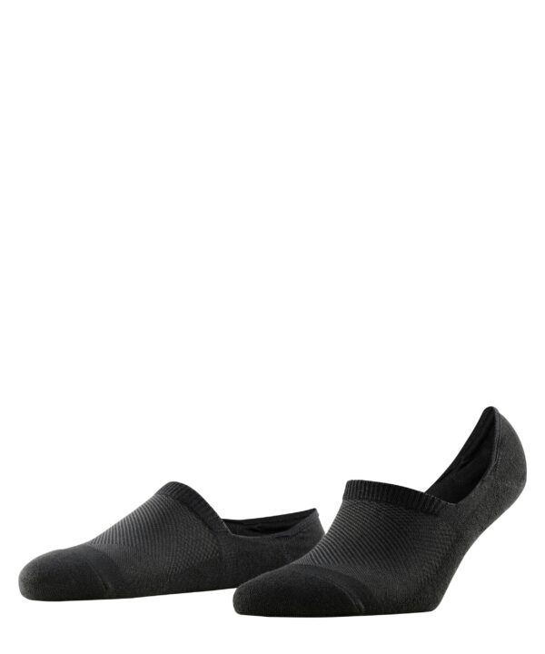 Burlington Dames Footies High Cut Athleisure Zwart