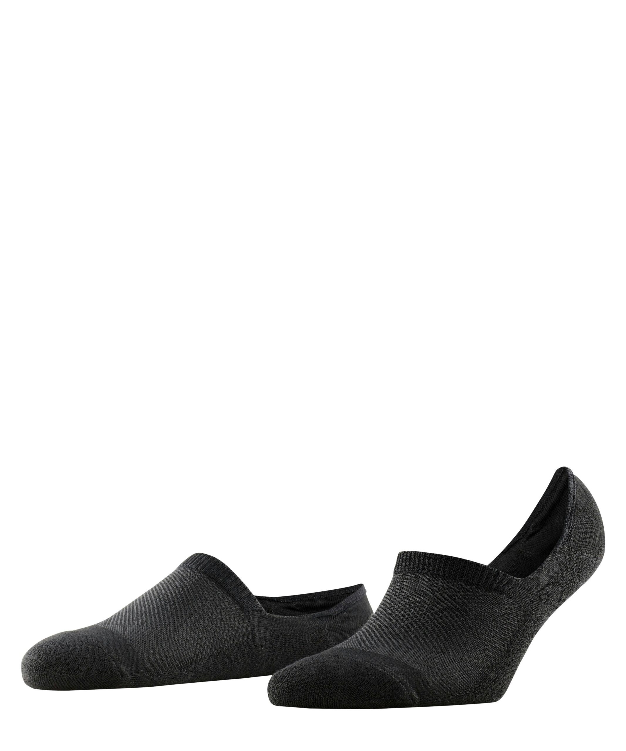 Burlington Dames Footies High Cut Athleisure Zwart