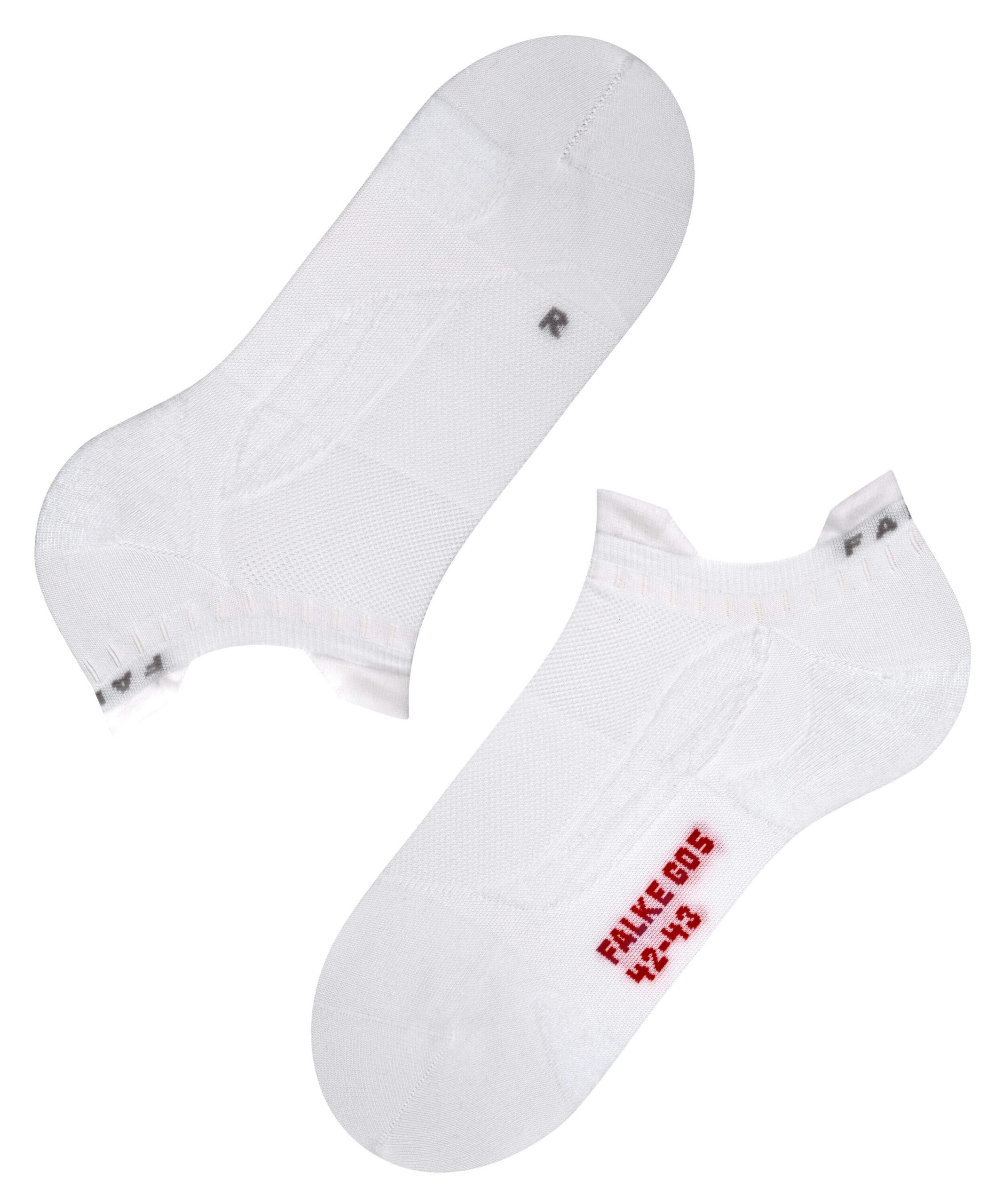 FALKE Heren Golfsokken GO5 Short Wit - Afbeelding 6